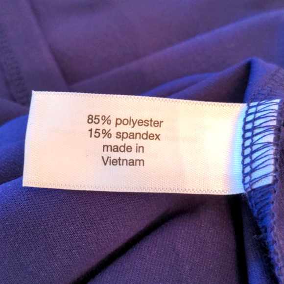 NWT LIVI for Lane Bryant Purple W/White Stripes Wicking  Tank Top, Size 14/16 - Picture 7 of 10